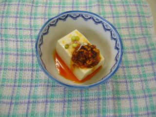 ピリ辛冷豆腐